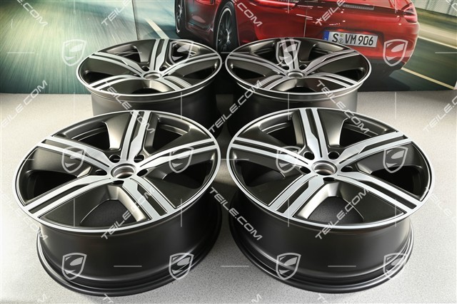 22" felgi Macan Exclusive Design, komplet, 9J x 22 ET29 + 11J x 22 ET47, Turbonit