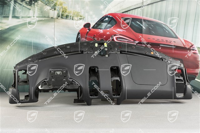 Dashboard, upper part, Leather black