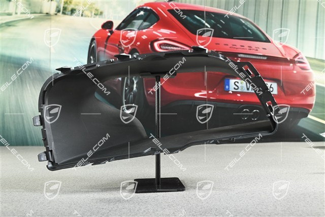 Prowadnica powietrza Turbo / GTS, czarna satyna, R