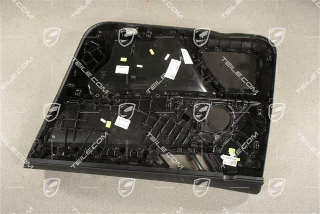 Tuerverkleidung / Türverkleidung, Vorne, Leder Schwarz, Bose, L