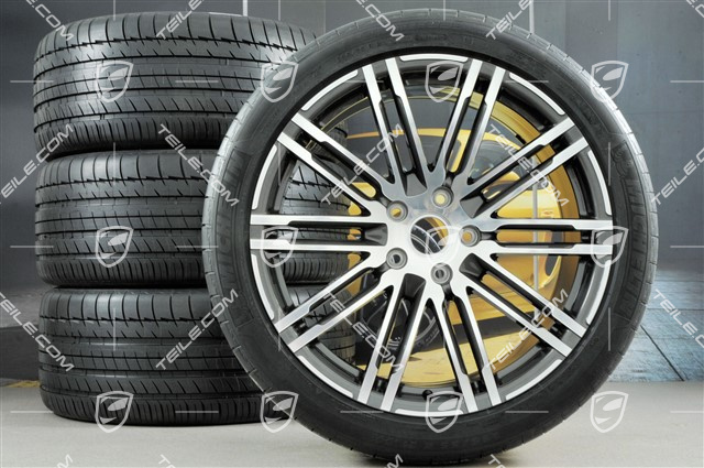 21" Turbo III Sommerräder Satz, Felgen 10J x 21 ET50 + Michelin Sommerreifen 295/35 R21, ohne RDK-Sensoren