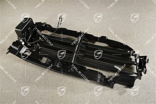 Turbo, Side air duct / ventilation grille / air flap, Black matte, R