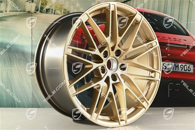 22" Macan RS Spyder Design wheel set, 9J x 22 ET29 + 11J x 22 ET47, neodyme