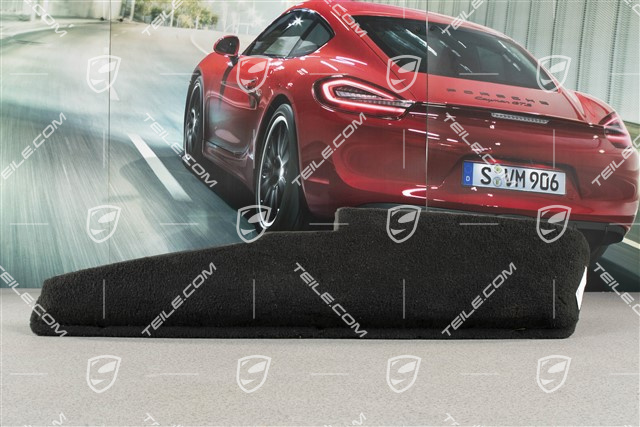 Ablagekasten Türverkleidung , Teppich / Kunstleder, Schwarz, R