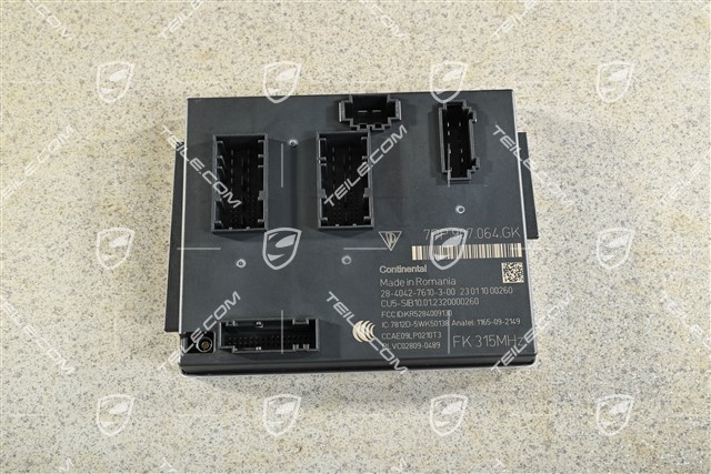 Control unit, electronics body front section, 315 MHz