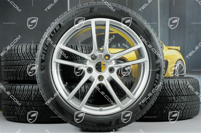 20-inch Cayenne COUPE Sport winter wheel set, rims 9J x 20 ET50 + 10,5J x 20 ET55 + NEW Michelin winter tyres 275/45 R20 + 305/40 R20, with TPMS