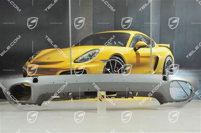 Spoiler, część górna, 3.0L 176KW / 3.6L 206KW / 4.8L 280KW, standardowe końcówki rur