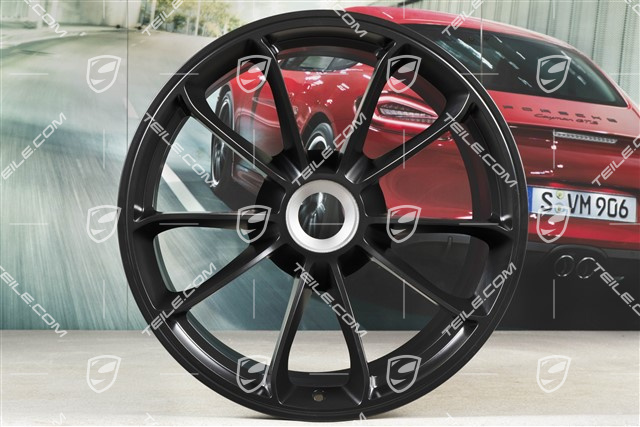 20" Felgensatz GT3, 9J x 20 ET55 + 12J x 20 ET47, in Schwarz seidenmatt