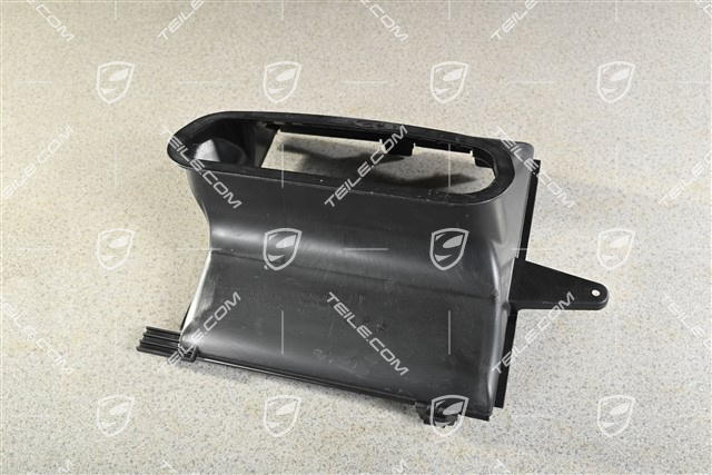 Air guide for charge air cooler, L