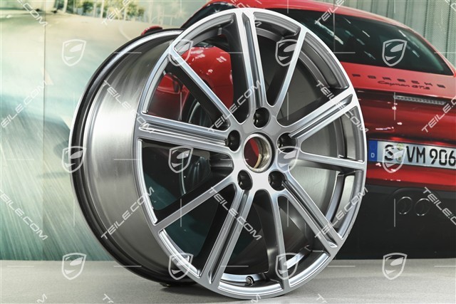 20" Felga Panamera Turbo, 10,5J x 20 ET71, Adamantium