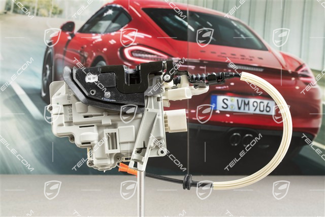 Türschloss / Tuerschloss, Vorn, entry and drive, mit Zuziehhilfe, R