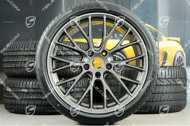 20-inch RS SPYDER Design summer wheels set, rims 8,5J x 20 ET49 + 11,5J x 20 ET76 + Pirelli P-Zero summer tyres 245/35 R20 + 305/30 R20