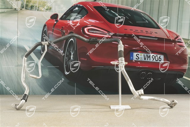 Przewód ciśnieniowy układu klimatyzacji, 3,2L 177kW, 4-strefowy układ klimatyzacji