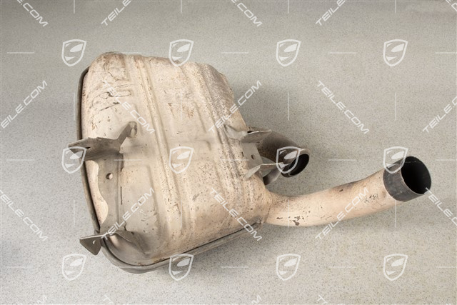 Exhaust Muffler / Silencer, manual transmission, 3,4L, R