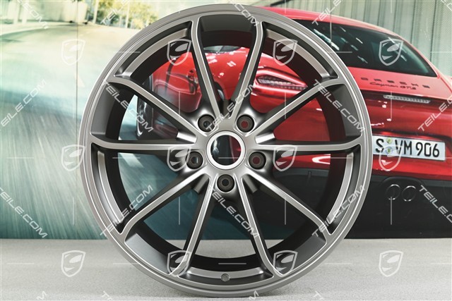 20-inch wheel rim/disc GT4, 11J x 20 ET50, Platinum satin mat