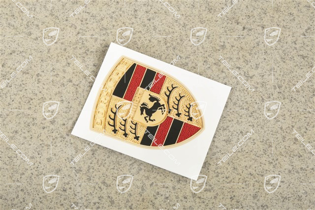 Porsche Deckelwappen Aufkleber