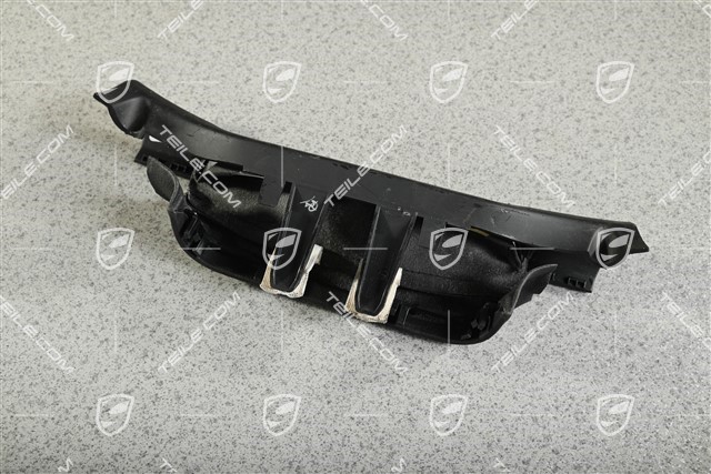 Lenkradsäulenabdeckung, oben, schwarz, zerkratzt