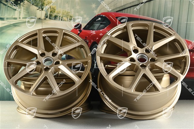 21" Felgensatz Panamera Sport Design, 9,5J x 21 ET71 + 11,5J x 21 ET69, neodyme