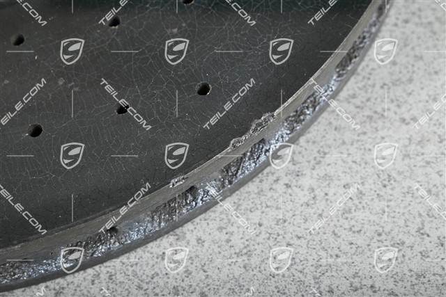 PCCB Keramik-Bremsscheibe, 20" / 420mm, stark beschädigt, R