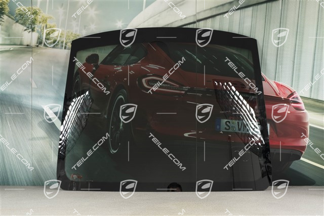 Rear window, without rear window wiper / privacy glazing