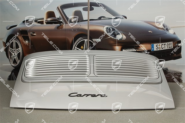 Rear deck lid (engine lid), complete, Carrera S