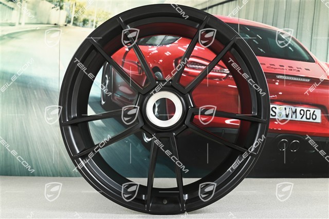 21" Felga Turbo S, 11J x 21 ET66, czarny satynowy półmat