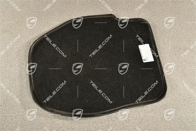 Bodenbelag Teppich, Fussraum hinten, Schwarz, L