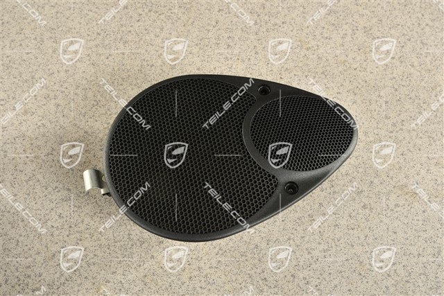 Coupe / Targa, Loudspeaker, rear, Satin Black, R