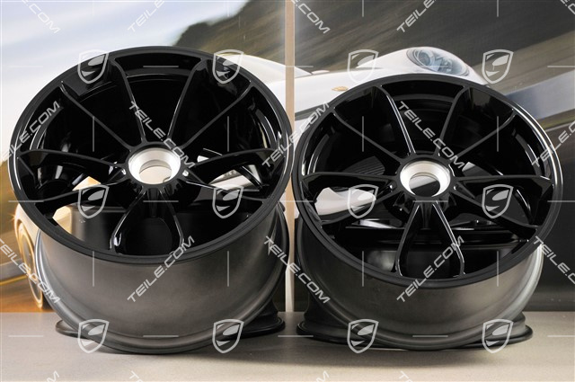 20" Felgensatz GT3, 9J x 20 ET55 + 12J x 20 ET47, in Schwarz seidenmatt