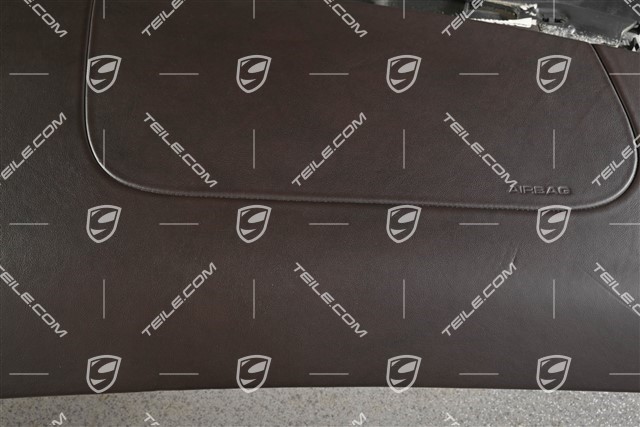 Schalttafel Verkleidung, Oberteil, Leder, Sport Chrono, cocoa , leicht beschädigt