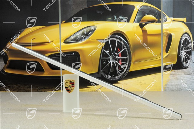 Listwa boczna tylna szyby, pakiet aluminium, chrom, L Listwa boczna tylna szyby, pakiet aluminium, chrom, L