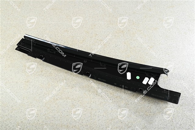 Blenda / osłona słupka B, zewnętrzna, Tylna, czarna, L