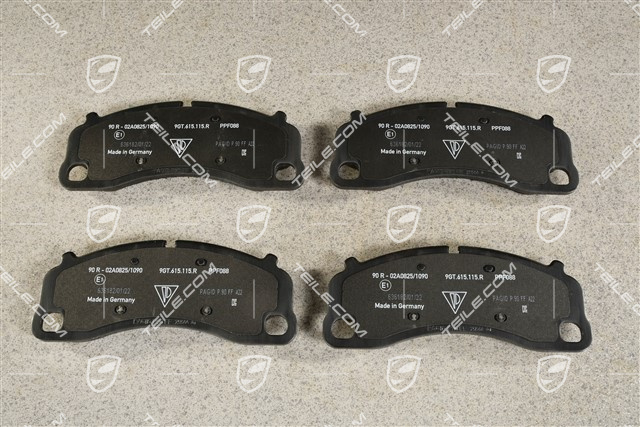 GT3, Klocki hamulcowe, przednie, wersja Racing, L+R