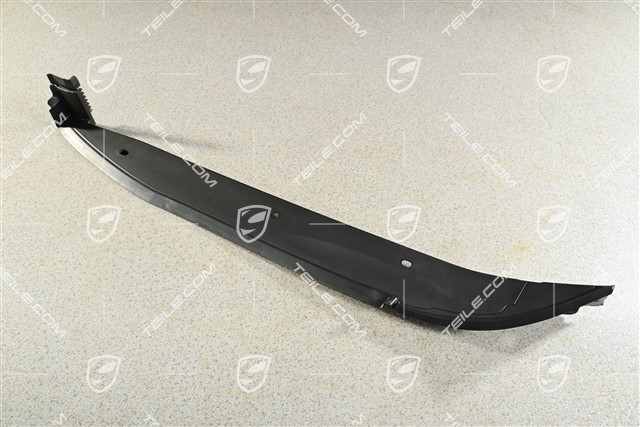 Kotflügel Blende, Satinschwarz, R