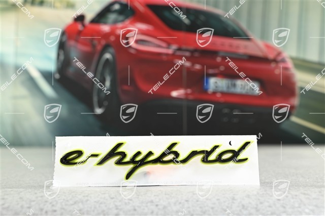 Logo / Emblem "e-hybrid" High gloss Black