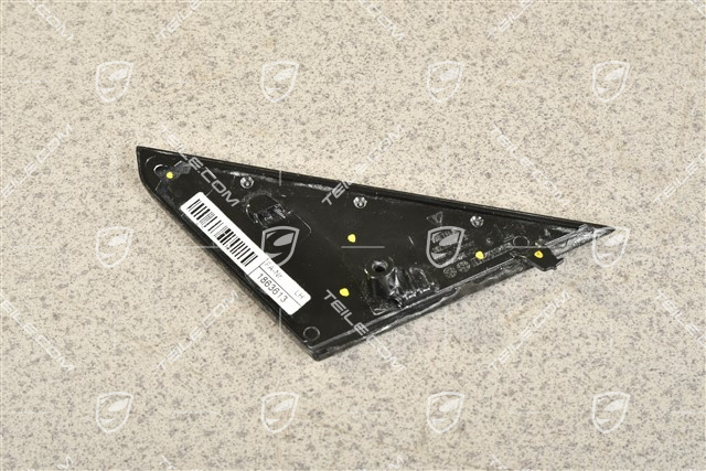 Abdeckung, Fensterfuehrung, carbon, L