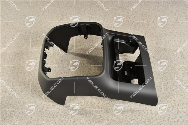 Center tunnel cover trim, rear part in the passenger compartment, smoker verision, Black