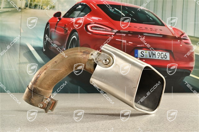 Turbo, exhaust system tail pipe, inner, L