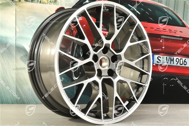 20-inch RS-Spyder Design wheel rim, titanium, 9J x 20 ET26