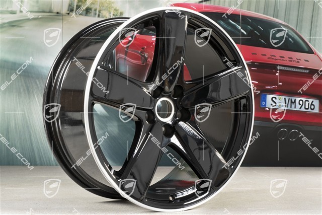 19"-inch alloy wheel Macan SportClassic, 8,5J x 19 ET21 + 9J x 19 ET21, black high gloss