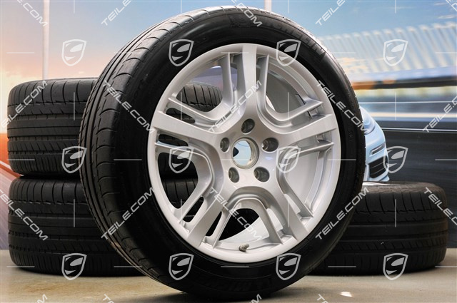 19-inch Panamera Design summer wheel set, wheels 9J x 19 ET 60 + 10J x 19 ET61 + Michelin tyres 255/45 R19+285/40 R19
