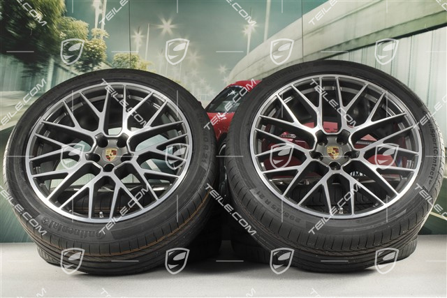 21" koła letnie, komplet, RS Spyder Design, felgi 9,5J x 21 ET27 + 10J x 21 ET19 + opony letnie Continental 265/40 R21 + 295/35 R21, z czujnikami ciśnienia