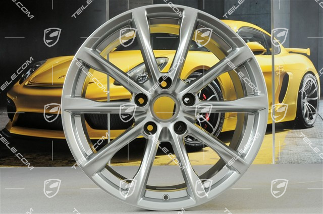 19" komplet felg Boxster S, 8J x 19 ET57 + 10J x 19 ET45