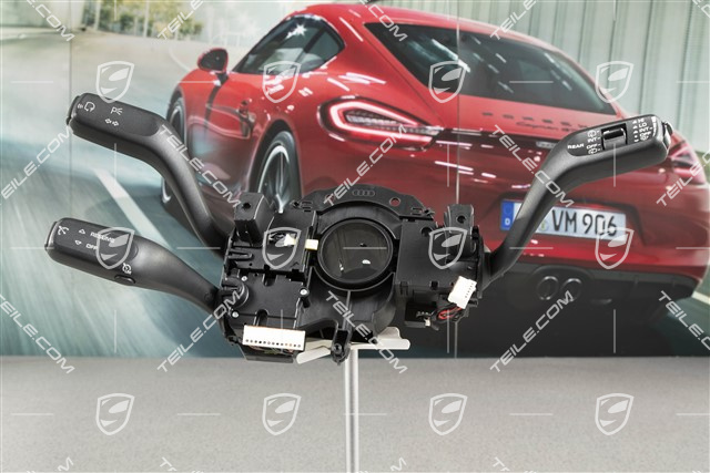 Steering column switch with cruise control and voice control