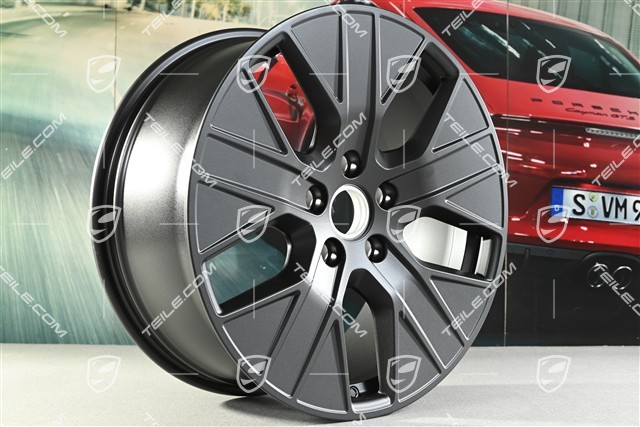 20" Felgensatz Turbo Aero, 9J x 20 ET54 + 11J x 20 ET60, in Schwarz Seidenmatt