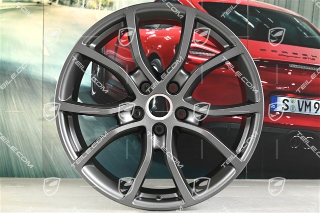 21" Felgensatz Exclusive Design, 9,5J x 21 ET46 + 11J x 21 ET58, vesuvgrau