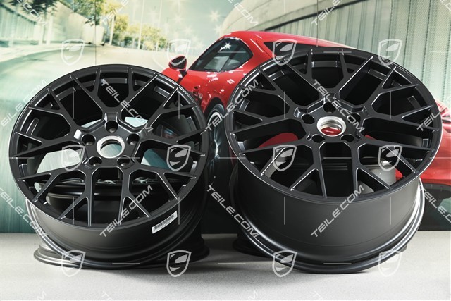 20+21-inch RS Spyder rims set, 8,5J x20 ET50 11,5J x 21 ET79, anthracite grey