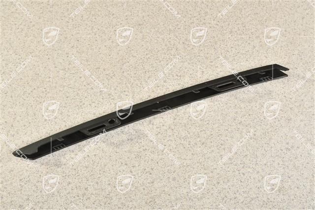 Disc / cover, retaining frame, Upper, Black matte, Turbo, L
