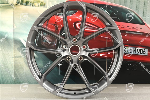22" Felge Turbo GT, 10J x 22 ET48, Vesuvgrau