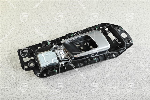 Innenbetaetigung / Hebel, Schwarz-matt / Galvanosilber, R